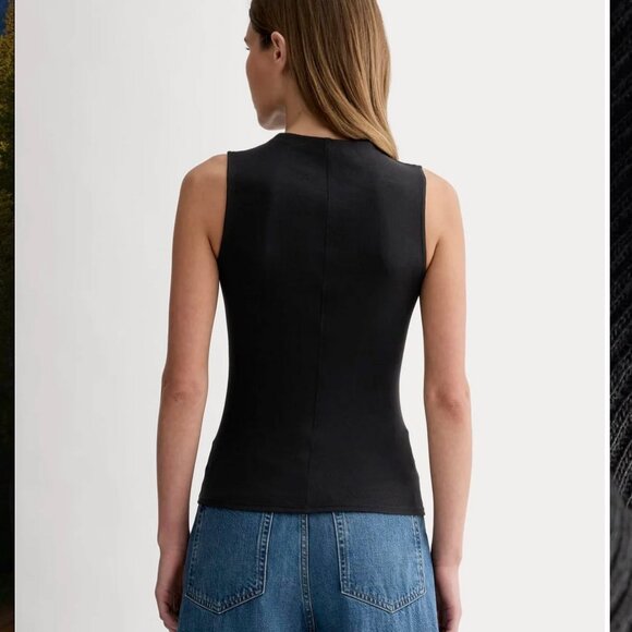 Everlane | The Luxe Rib Funnel-Neck Tank - Picture 3 of 9
